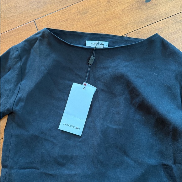 Lacoste Black Women's Blouse NWT - Picture 6 of 7